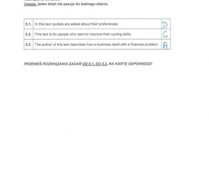 Matura 2024 - odpowiedzi angielski NOWA FORMUŁA - ZADANIE 5.1