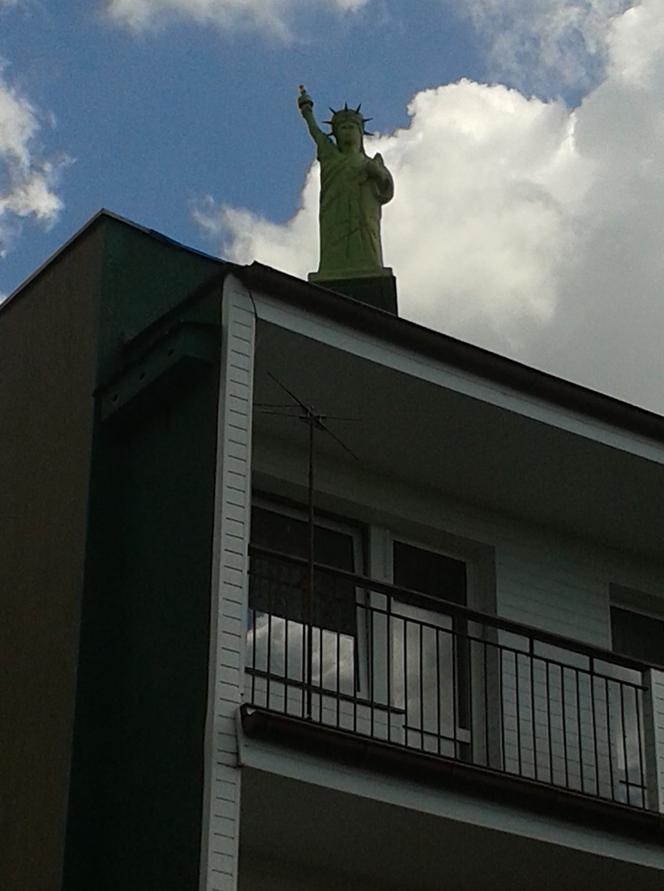 Statua Wolności na jednym ze szczecińskich osiedli