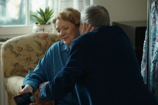 Barwy szczęścia, odcinek 3196. Józefina (Elżbieta Jarosik), Andrzej (Leon Charewicz)