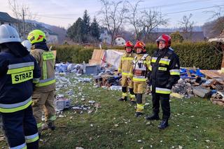 Wybuch w Ustroniu. Strażacy wyciągali spod gruzów ciało przyjaciela. Koszmar rozegrał się w ułamku sekundy
