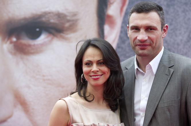 Natalia Kliczko z mężem Witalijem