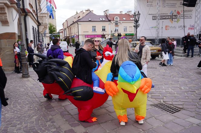 Rzeszowskie Juwenalia rozpoczęte. Barwny korowód przeszedł przez miasto