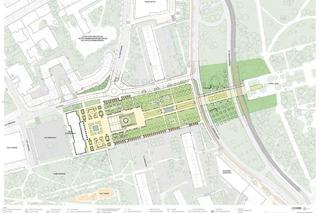 Koncepcja zmian na placu Żelaznej Bramy w Warszawie