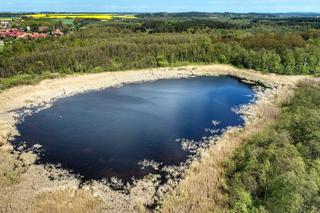 Jezioro Czarne w Lubuskiem, w gminie Świebodzin