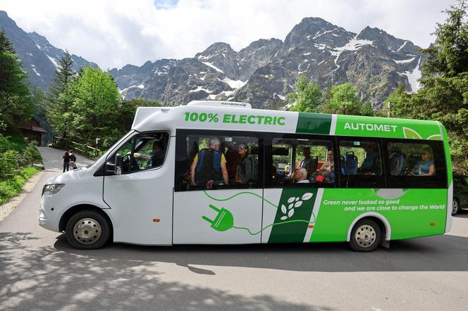 Zakończyły się testy elektrycznego busa na trasie do Morskiego Oka