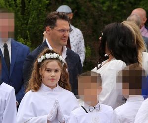Iwona Węgrowska wyprawiła córce komunię
