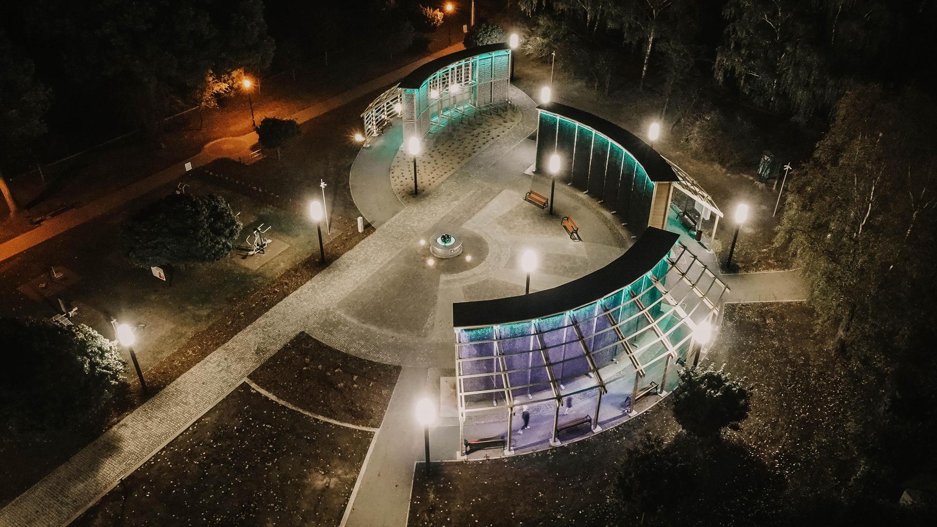 Tężnia solankowa wraz z ogrodem halofitów w Wołczynie