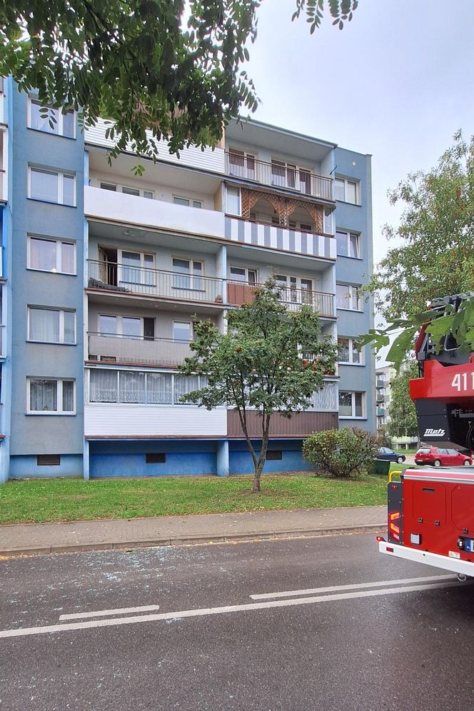Bielsk Podlaski: Wybuch gazu na ul. Ogrodowej. Ewakuacja i akcja strażaków