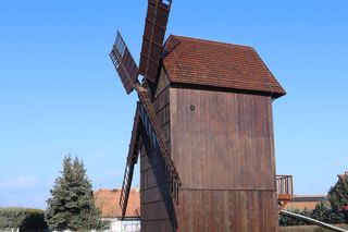 Wiatrak-koźlak w Koźminie Wielkopolskim