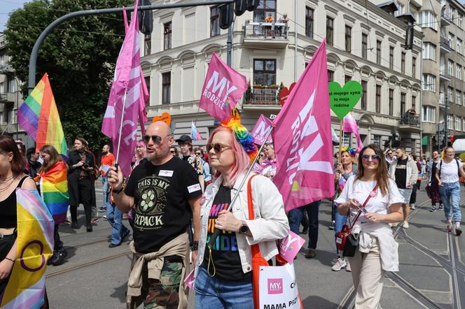 Minister ds. równości Katarzyna Kotula na Marszu Równości w Łodzi,