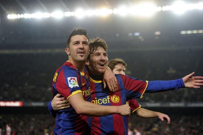 David Villa i Leo Messi