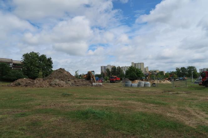 Park Jaworek w Tychach zamienił się w wielki plac budowy [ZDJĘCIA]