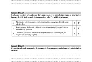 Matura próbna 2020 biologia, str.19