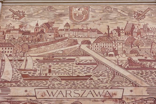 Nowe życie sgraffito. Zobacz odrestaurowane cztery warszawskie sgraffiti 