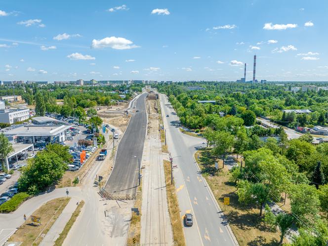 Nowy wiadukt na ul. Przybyszewskiego w Łodzi