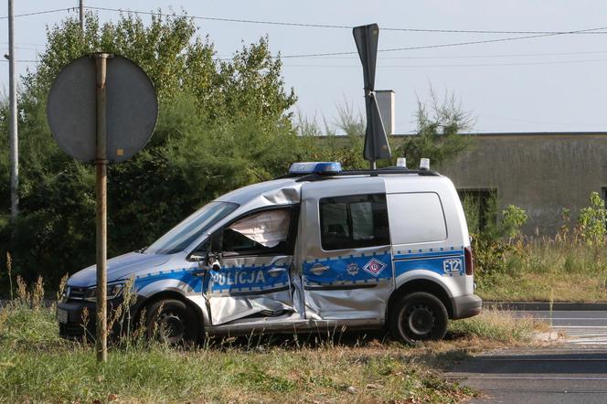 Wypadek radiowozu i tramwaju. Policjanci z Gorzowa w szpitalu