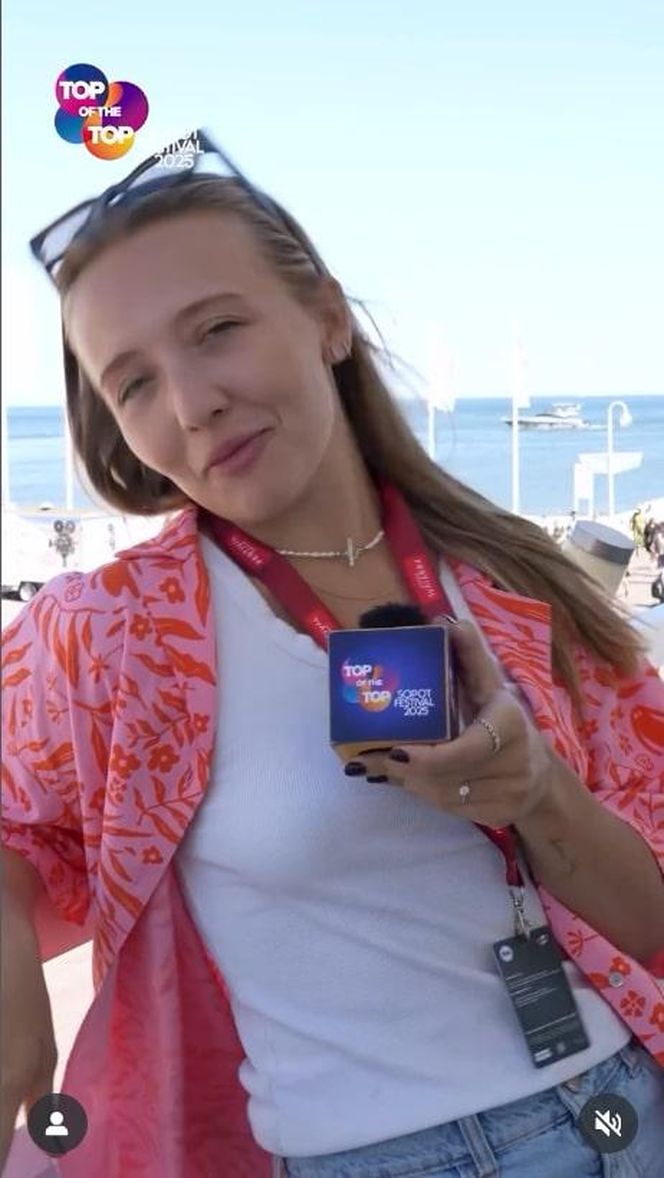 Wnuczka Grażyny Szapołowskiej podbiła Sopot! Pokazała kulisy festiwalu
