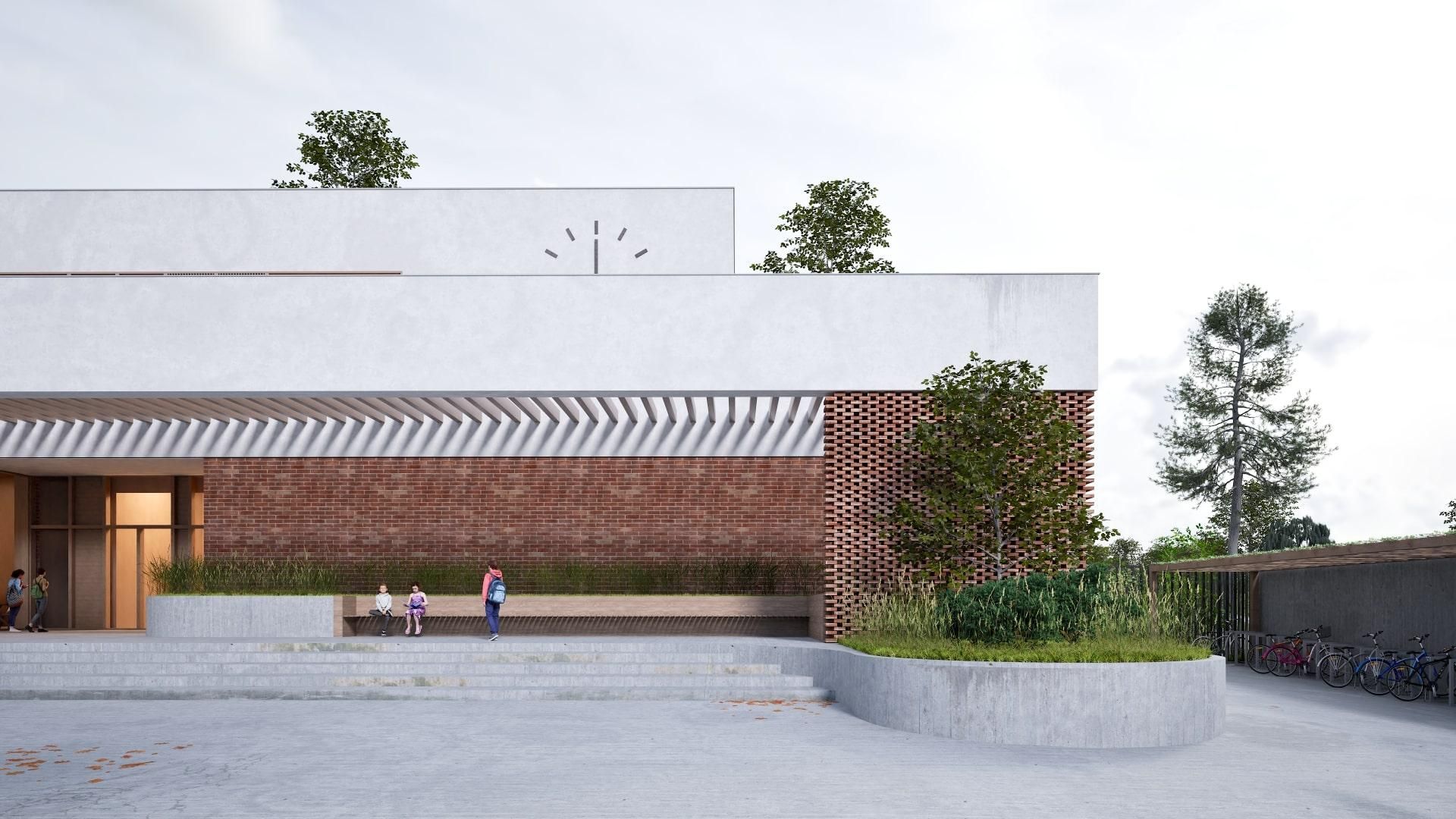 Szkoła Podstawowa w Modlniczce. PA.Format Architekci