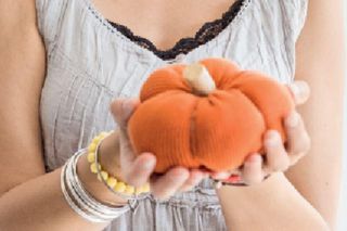 Dzianinowa dynia zero waste – gotowe!