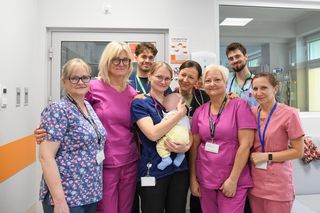 Maleńki Staś znalazł nowy dom. Pielęgniarki płakały ze wzruszenia