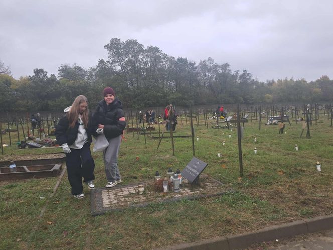 Rekordowa akcja "Światełko Pamięci". Uczniowie z Łodzi porządkowali opuszczone groby