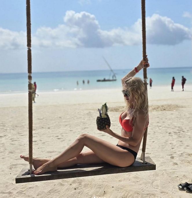 Małgorzata Opczowska była na rajskich wakacjach