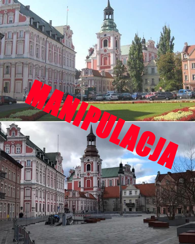 Betonoza na placu Kolegiackim? TO MANIPULACJA odpowiada Miasto!