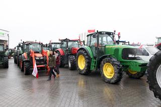 16 lutego protest rolników w pow. myszkowskim