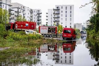 Przytłaczająca ilość interwencji po ulewie nad Warszawą. Straż Pożarna podała liczby