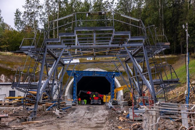 Budowa S1 Przybędza - Milówka, październik 2024