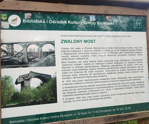Zwalony most w Grądach Kruklaneckich