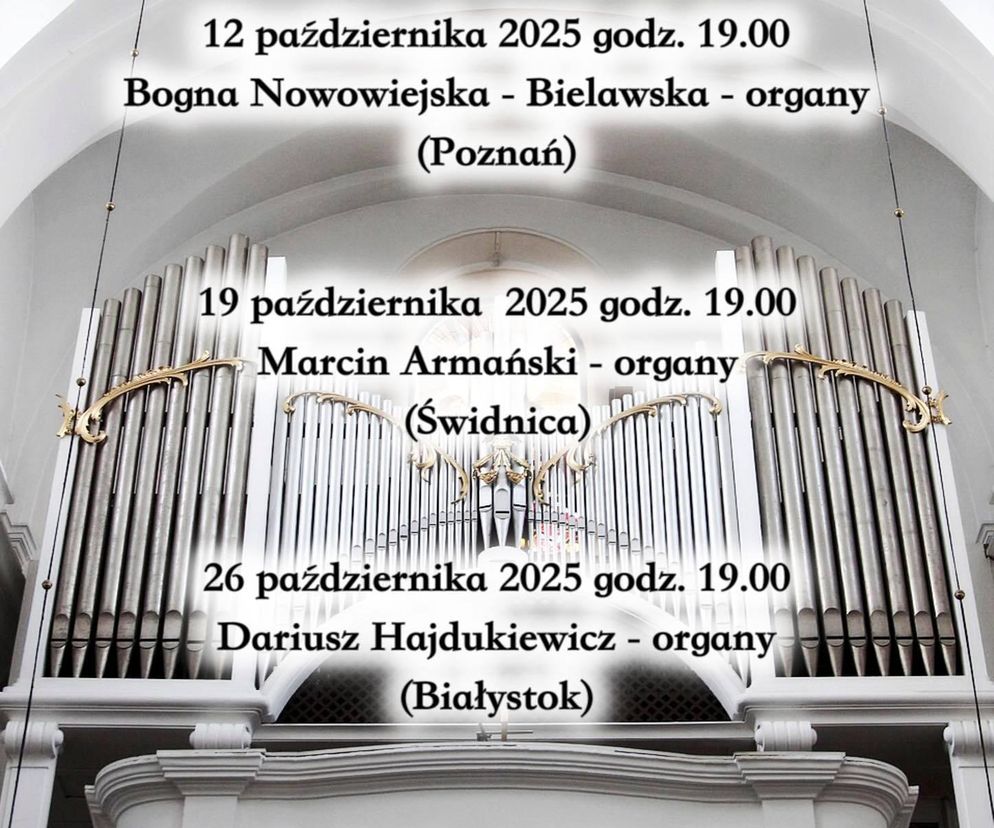 Koncerty Organowe na Górze Chełmskiej - plakat