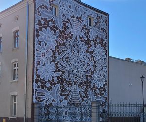 Nowy mural na ulicy Włókienniczej w Łodzi