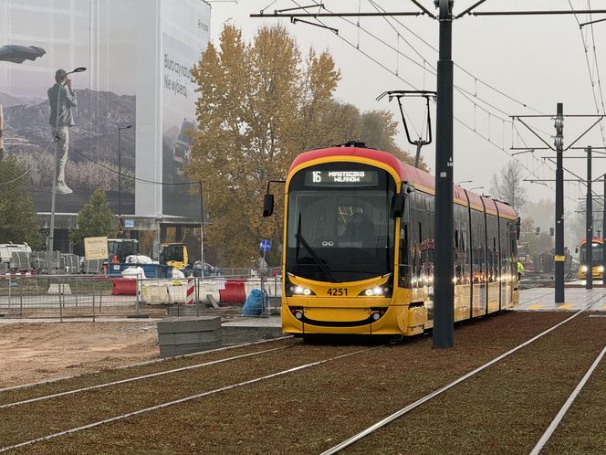 Warszawa. Tramwaj do Wilanowa