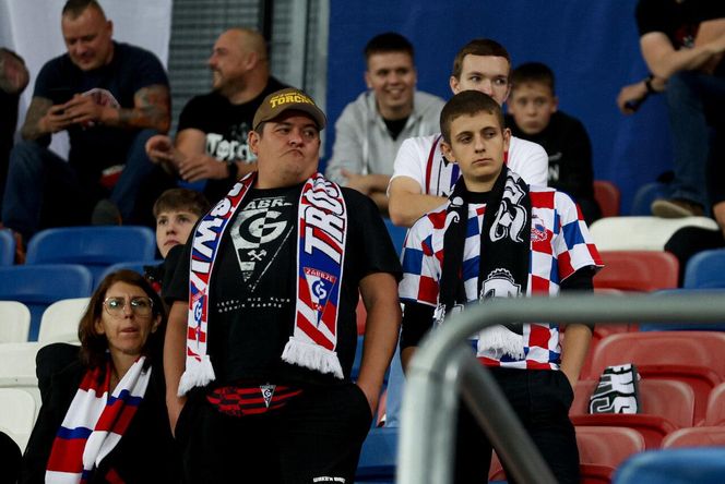 Kibice na meczu Górnik Zabrze - GKS Katowice w sobotę 21 września