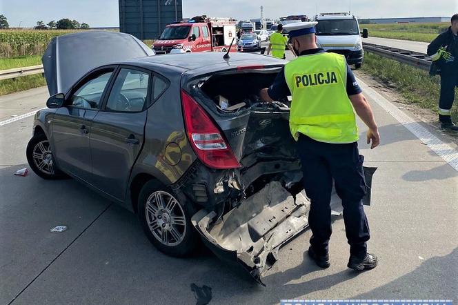 Wypadek na A4 w pobliżu Wrocławia 