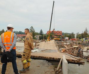 Głuchołazy. Zniszczenia po powodzi 