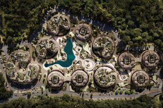 Te 9 gigantycznych gniazd powstanie na polskiej wyspie, w środku - mieszkania. Pawilony są uważne, ale mogą nie rozwinąć skrzydeł do końca