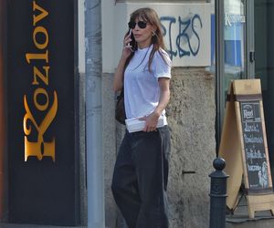 Agnieszka Dygant sobie dogadza