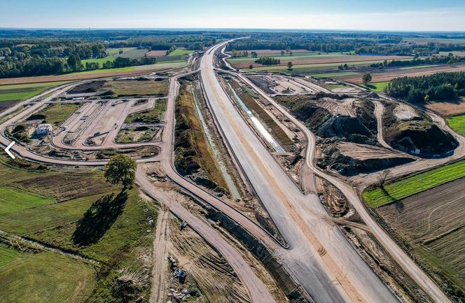 S19 Malewice-Chlebczyn w budowie