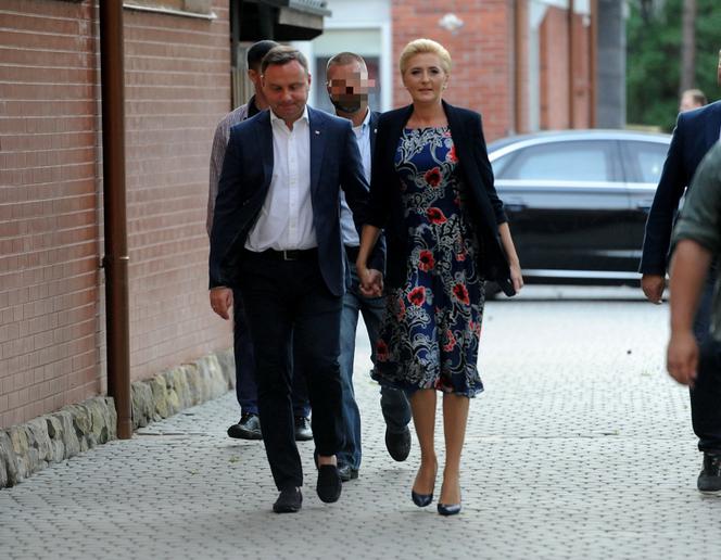 Prezydent wrócił do żony Andrzej Duda Agata Duda