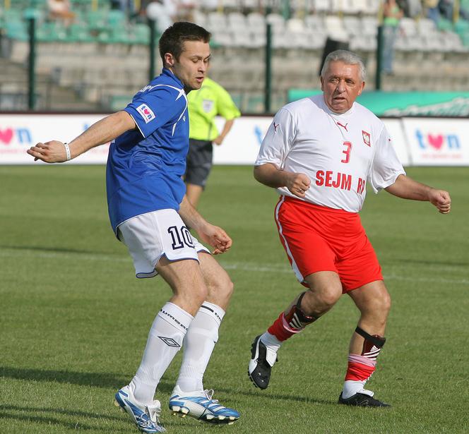 Andrzej Lepper i Maciej Zakościelny