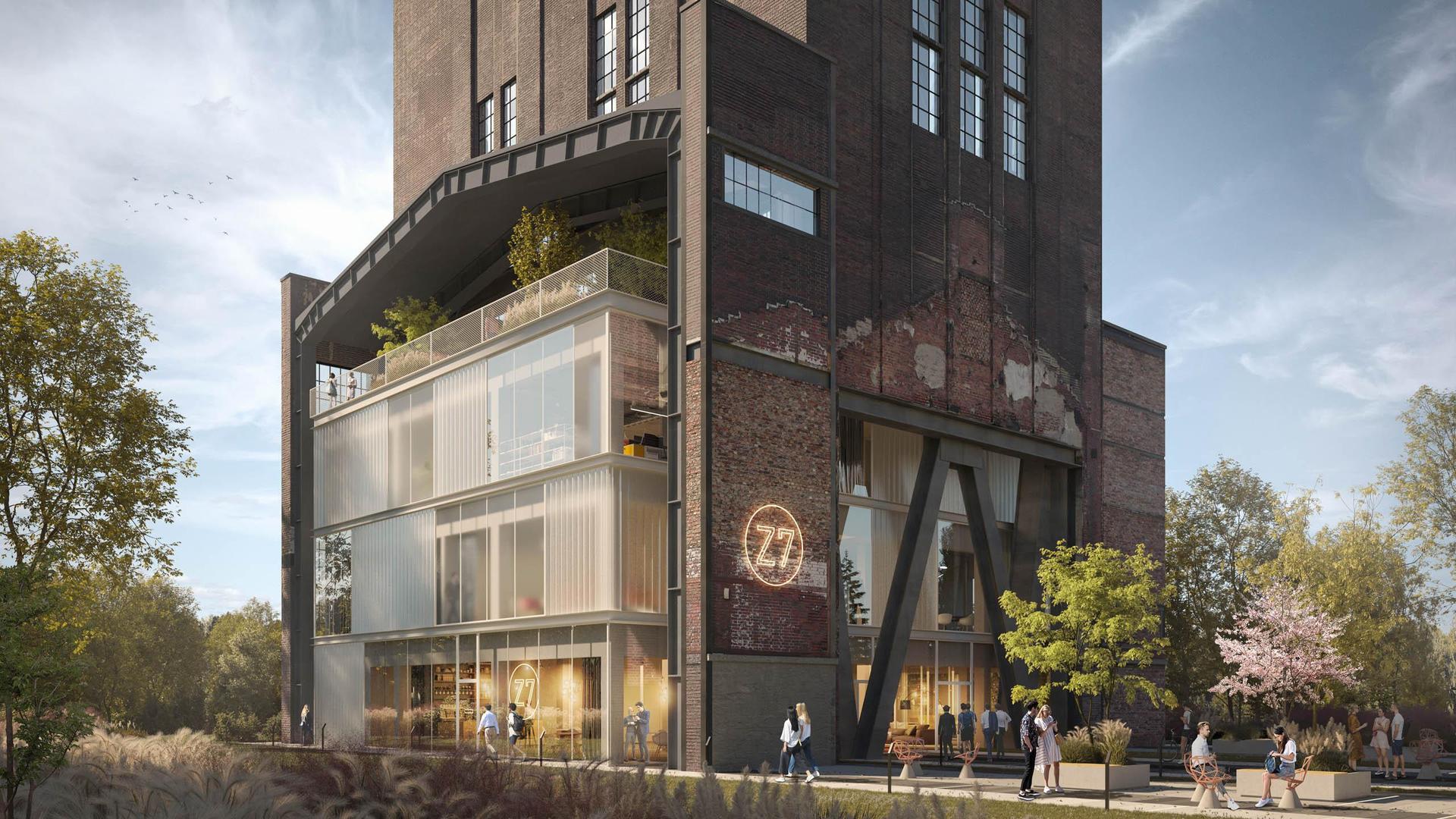 Szyb Krystyna w Bytomiu według najnowszego projektu Medusa Group