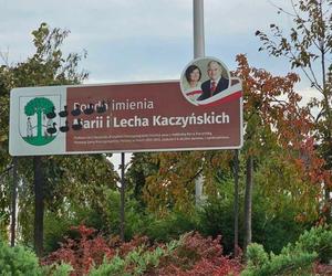 Rondo Kaczyńskich w Jaworznie zostało zdewastowane