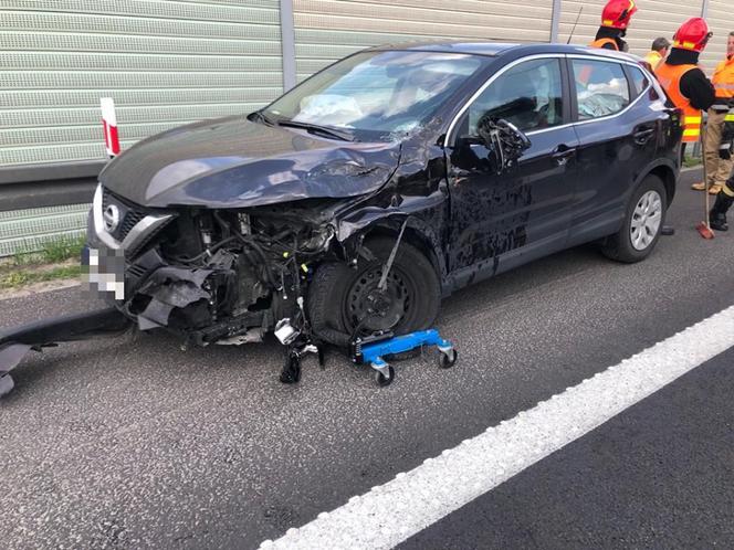 Wypadek na A4. Kierowcy jechali pod prąd "korytarzem życia"!