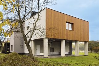 Nowoczesny dom dwurodzinny