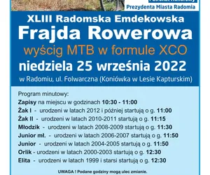 Przed nami 43 MDK-owska Frajda Rowerowa!