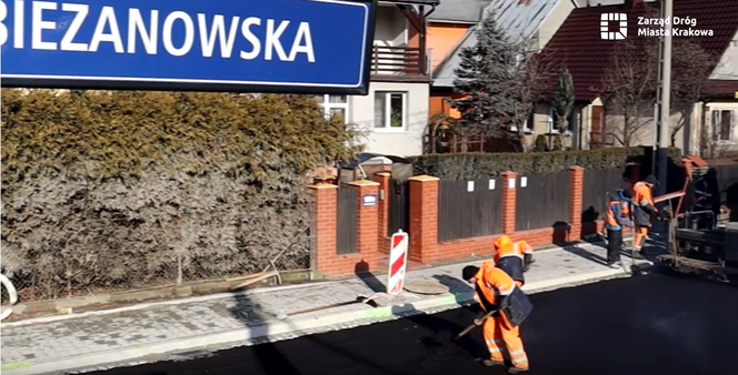 Tak wyglądają prace przy ulicy Bieżanowskiej