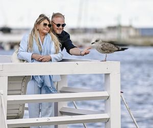 Zakochani Katarzyna Niezgoda i Paweł Markiewicz razem nad morzem. Wystąpili w Afryka Express