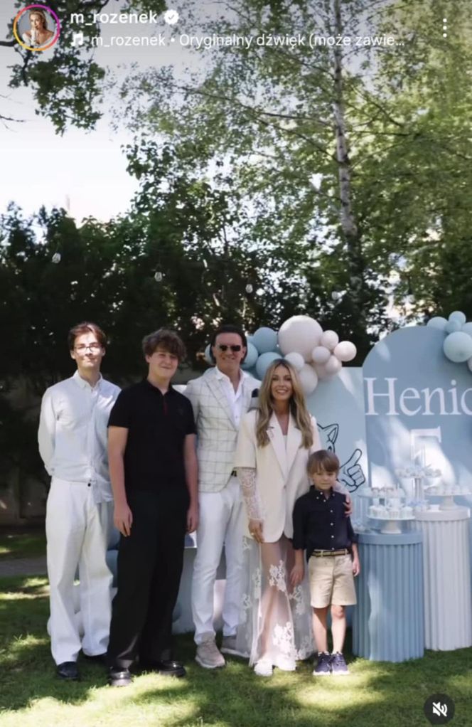 Urodziny Henia, synka Małgorzaty Rozenek-Majdan i Radosława Majdana